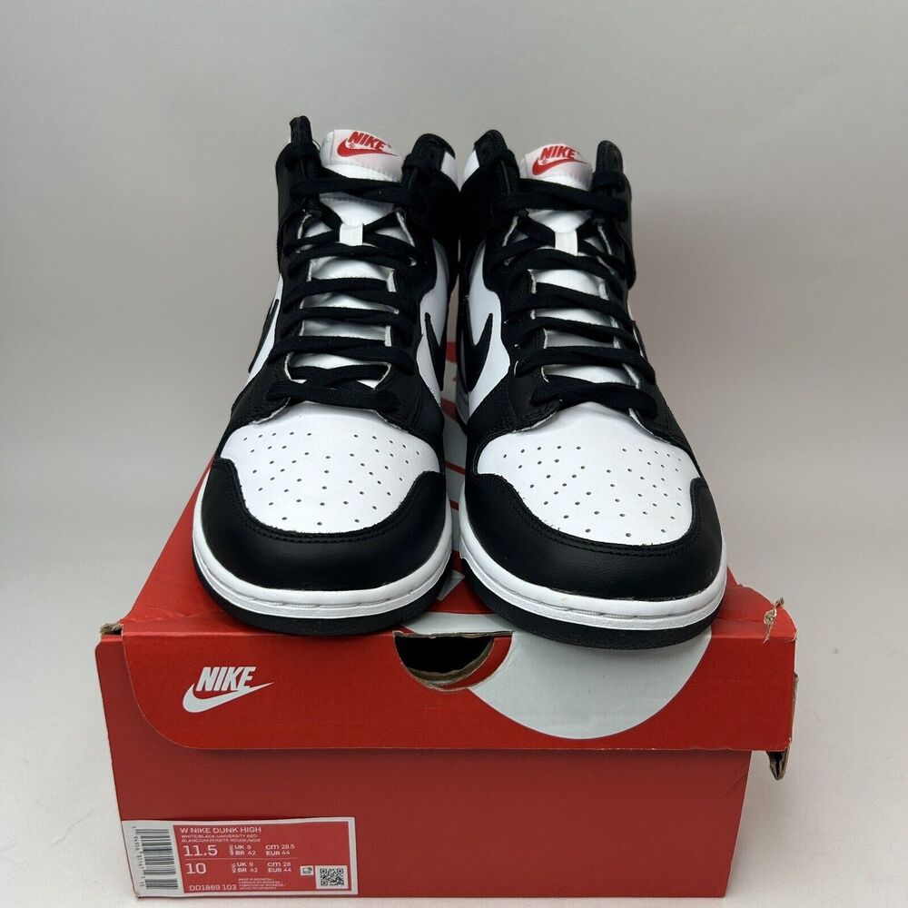 Nike Dunk High WMNS “Panda/Black White” 2023 - Picture 2 of 5